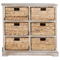 Safavieh Keenan 6 Wicker Basket Storage Chest