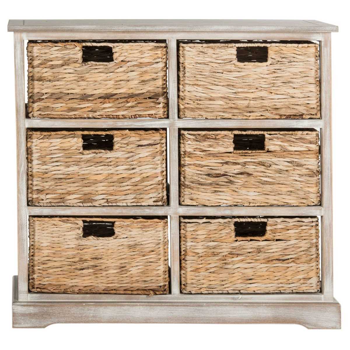 Safavieh Keenan 6 Wicker Basket Storage Chest