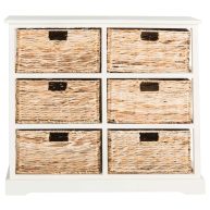 Safavieh Keenan 6 Wicker Basket Storage Chest