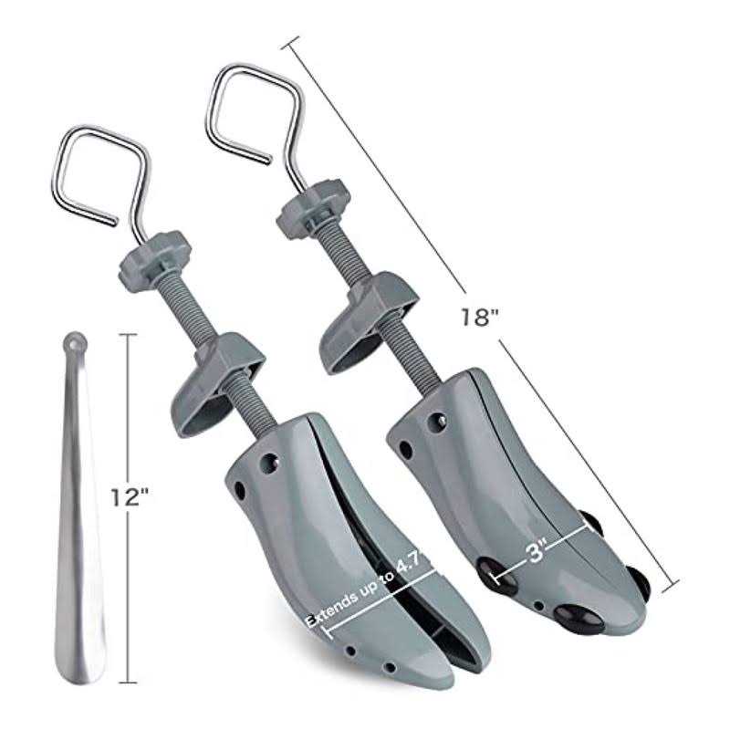 Topsome Shoe Stretcher for Women Men Wide Feet 4-Way Adjustable Shoe Expander Widener US 9.5-13 - Image 3