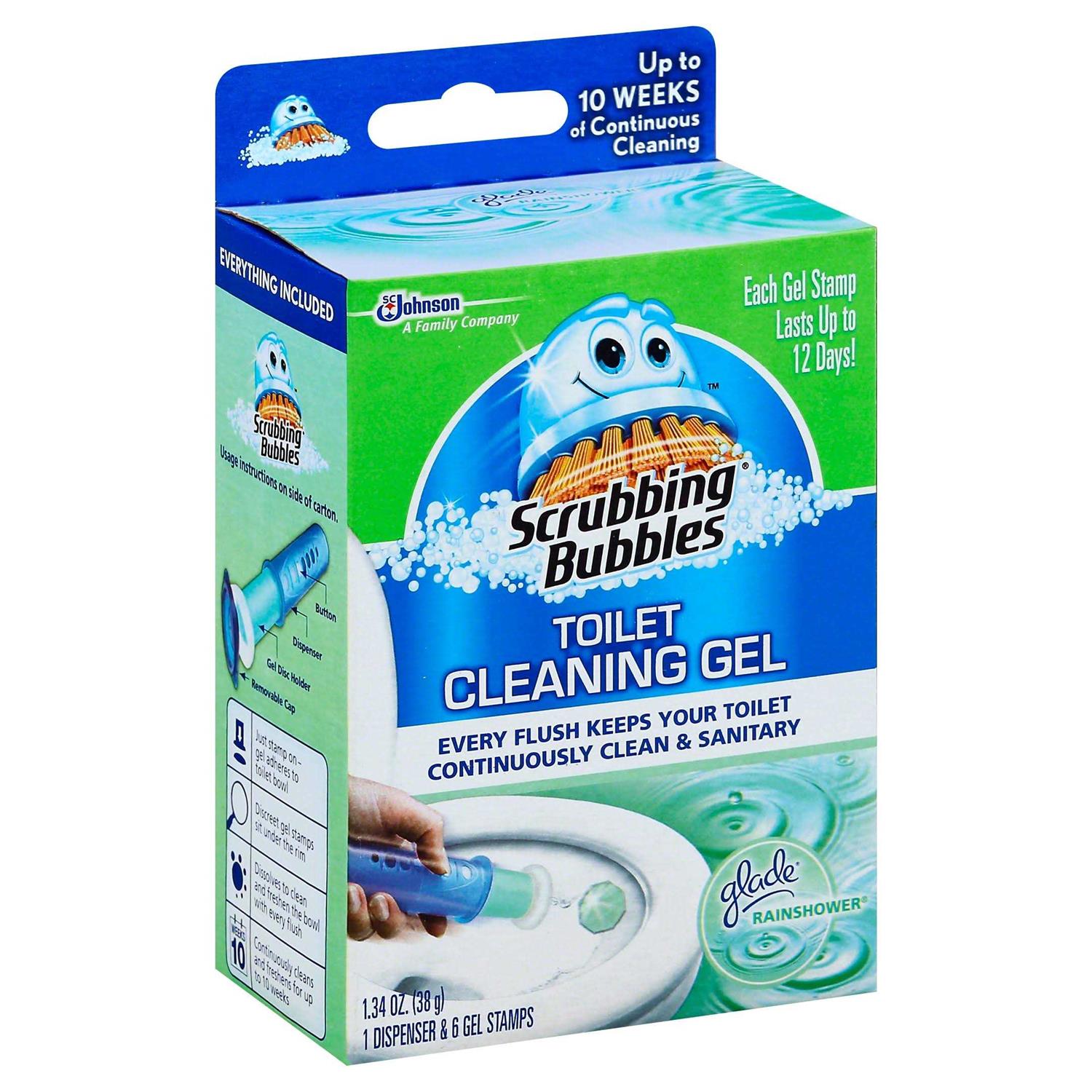 Scrubbing Bubbles Fresh Gel Toilet Cleaning Stamp