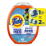 Tide Power Pods Laundry Detergent with Febreze