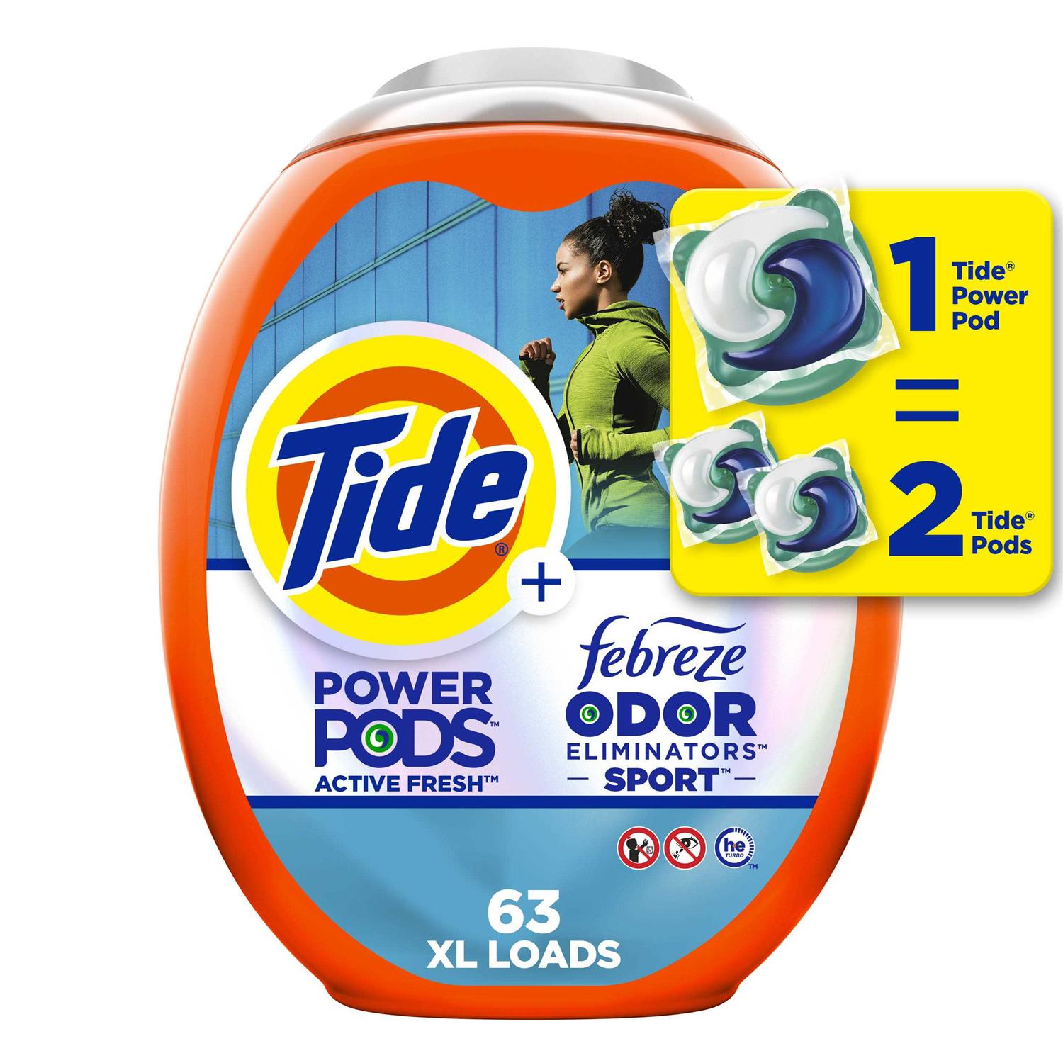 Tide Power Pods Laundry Detergent with Febreze