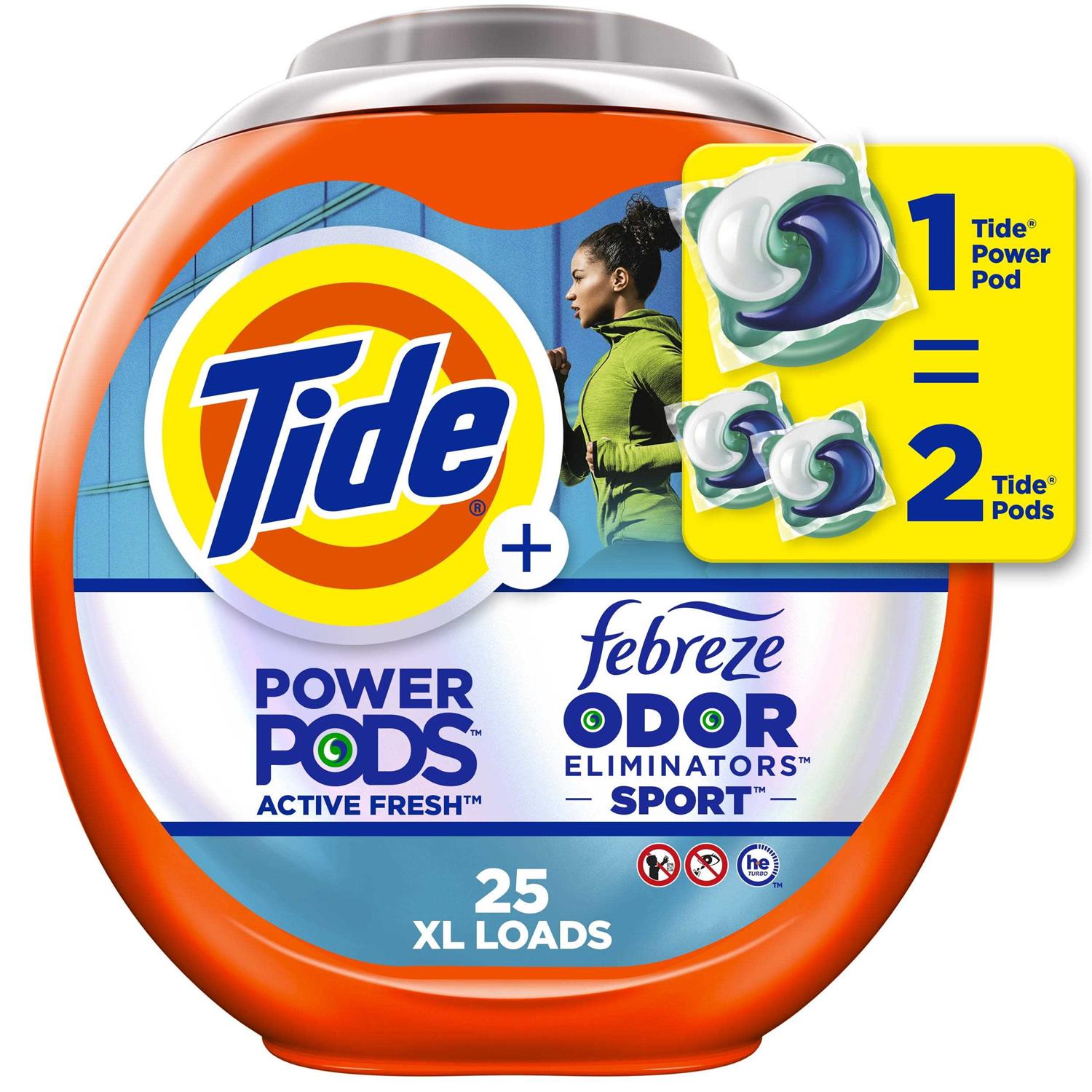 Tide Power Pods Laundry Detergent with Febreze