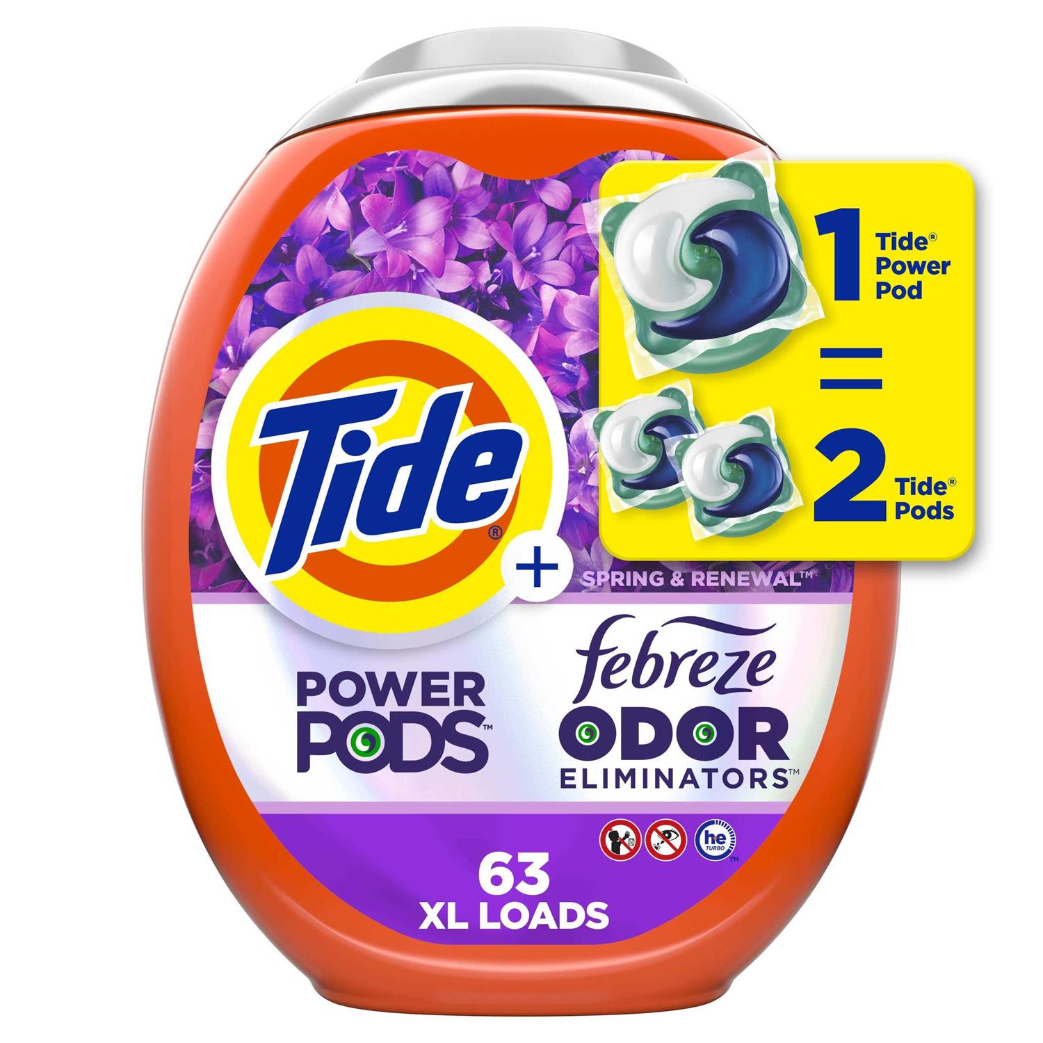 Tide Power Pods Laundry Detergent with Febreze