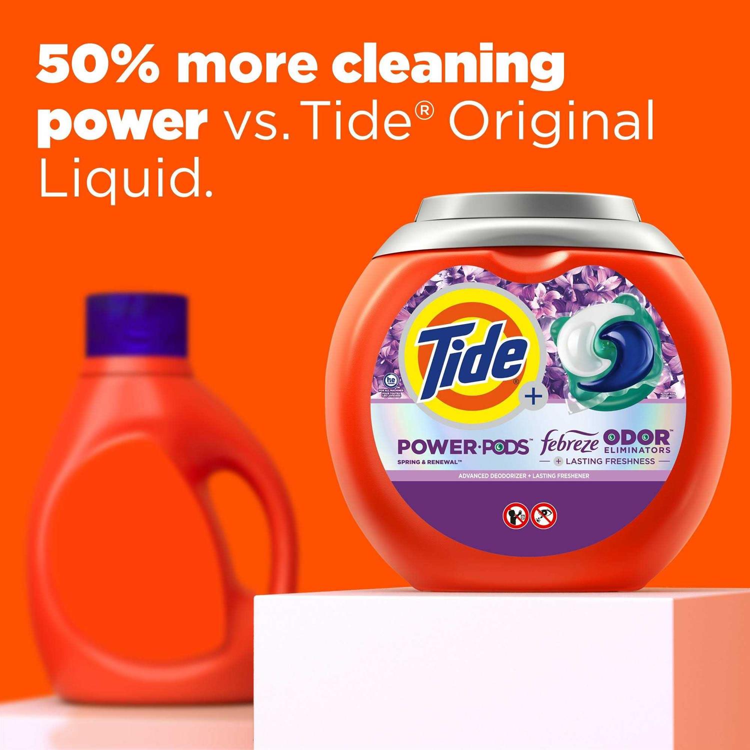 Tide Power Pods Laundry Detergent with Febreze - Image 2