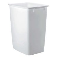 Rubbermaid Open-top Waste Basket, White – 36 qt