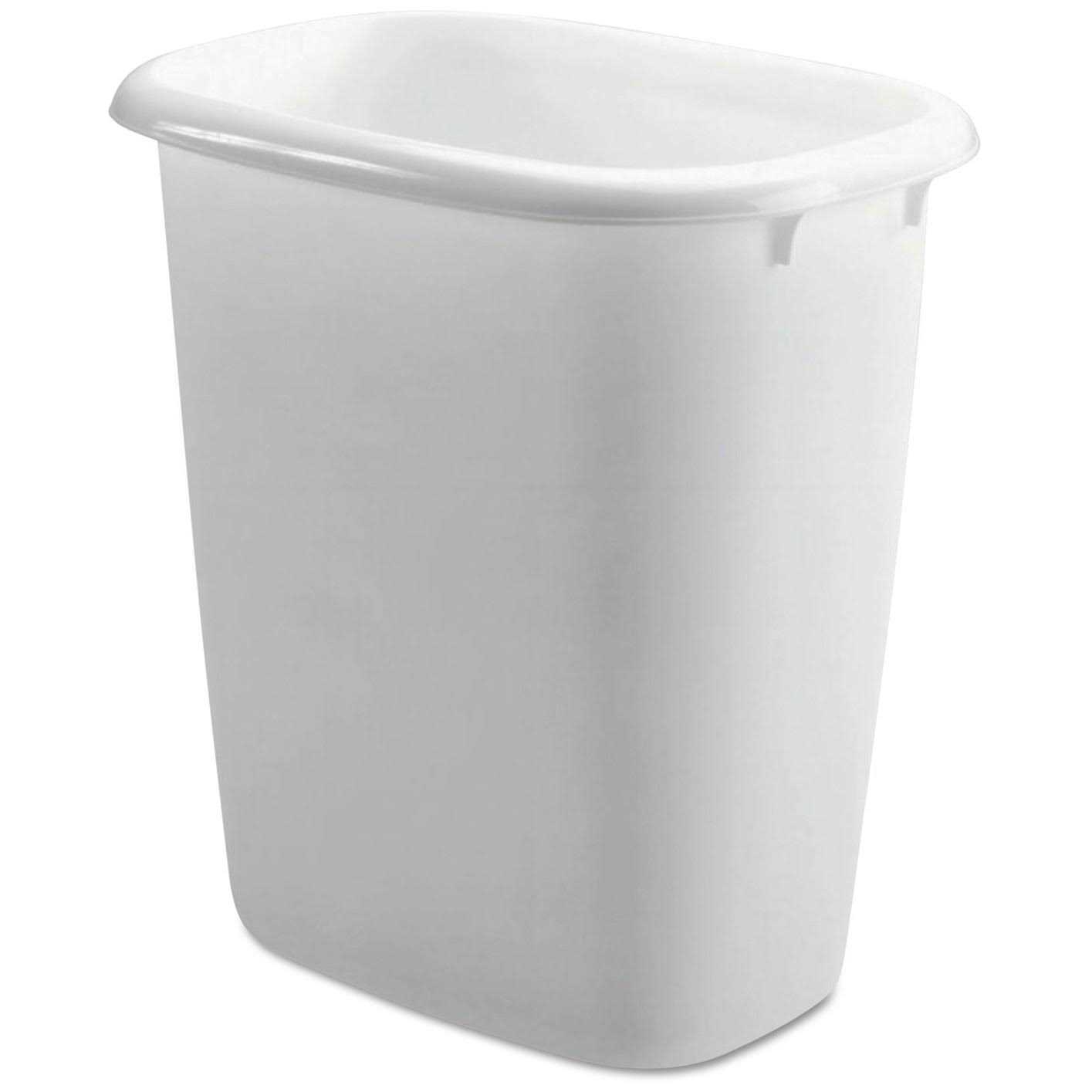 Rubbermaid Open-top Waste Basket, White – 36 qt - Image 2