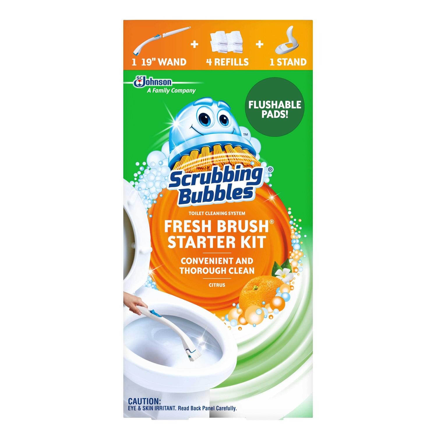 Scrubbing Bubbles Fresh Brush Toilet Cleaning System Starter Kit