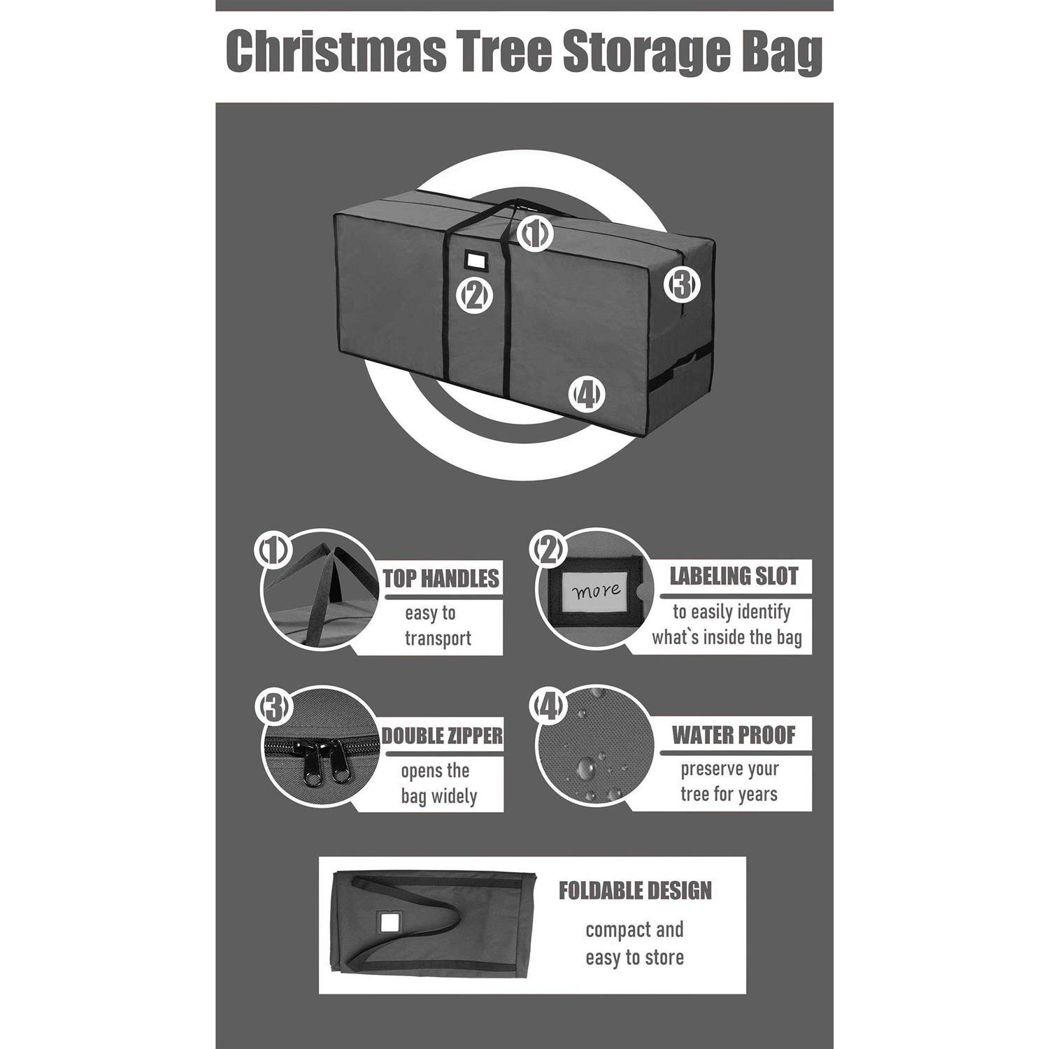 westline Christmas Tree Storage Bag Waterproof Christmas Tree Storage - Image 3
