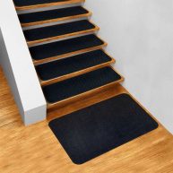 Set of 15 Skid-Resistant Carpet Stair Treads