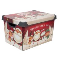 Simplify Santa Design Storage Tote Bin