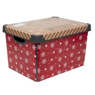 Simplify Santa Design Storage Tote Bin
