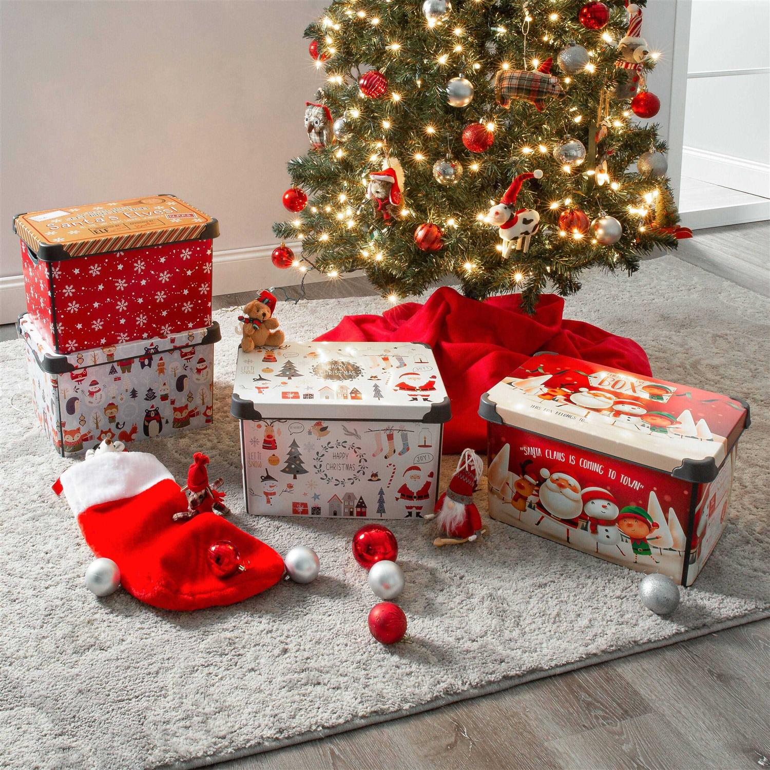 Simplify Santa Design Storage Tote Bin - Image 3