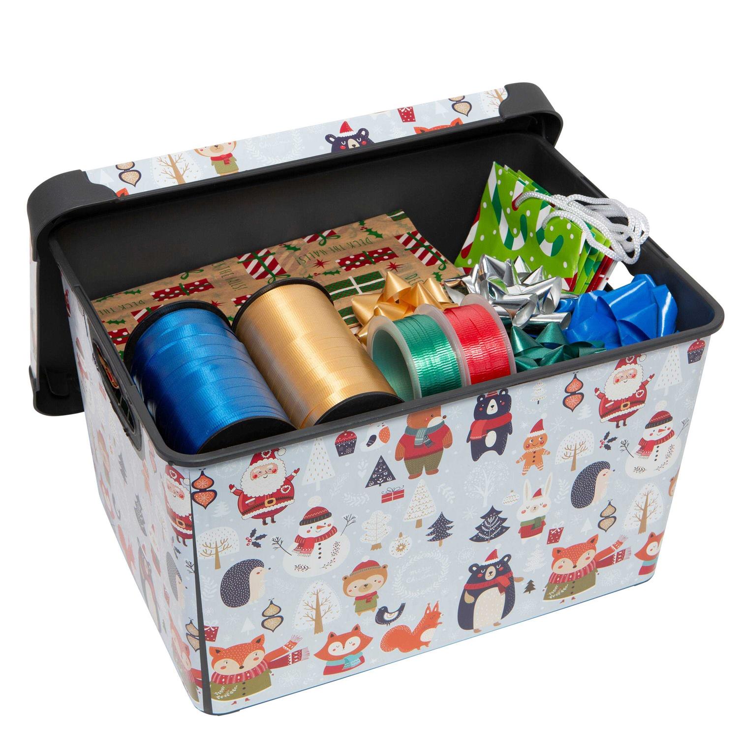 Simplify Santa Design Storage Tote Bin - Image 3