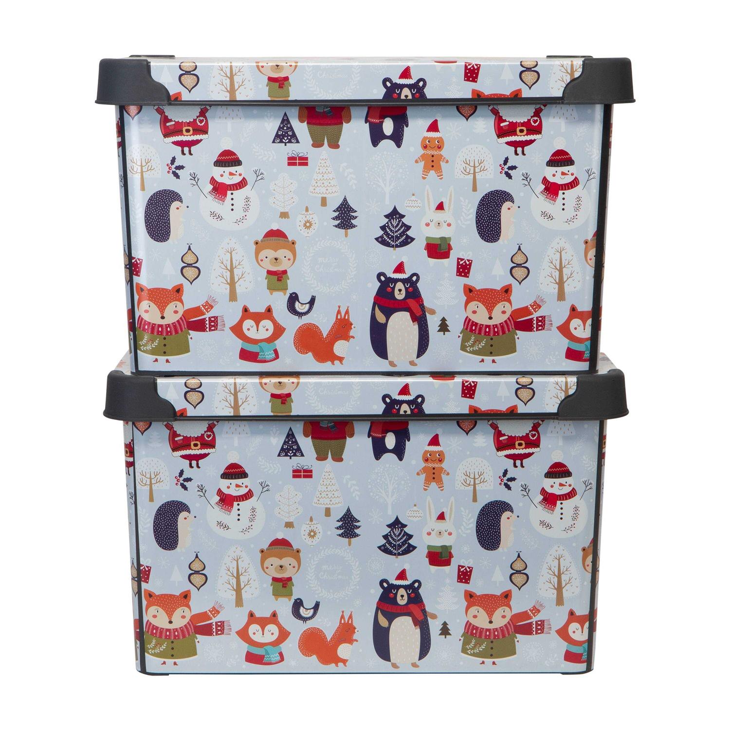 Simplify Santa Design Storage Tote Bin - Image 5