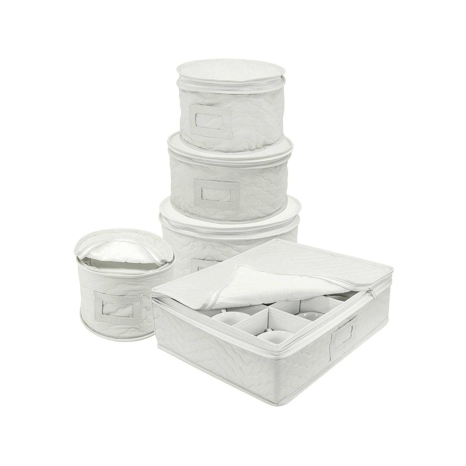 Sorbus Dinnerware Storage 5-Piece Set