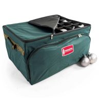 TreeKeeper 3-Tray Ornament Storage Bag with Front Pocket