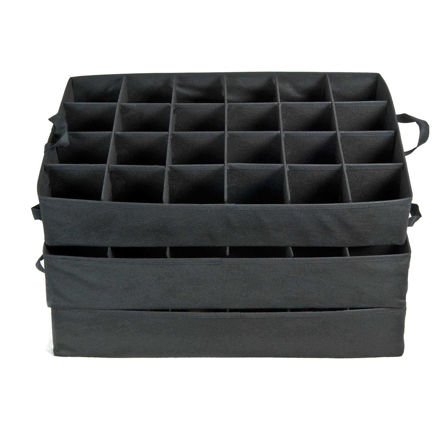 TreeKeeper 3-Tray Ornament Storage Bag with Front Pocket - Image 2