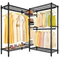 VIPEK L6 Garment Rack Heavy Duty Clothes Rack Corner Closet Rack L Shaped Clothing Rack