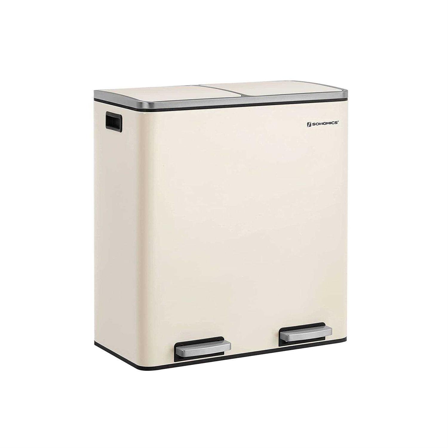 SONGMICS 2 x 30L Kitchen Trash Can - Image 2