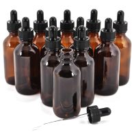 Vivaplex 12 Amber Glass Bottles