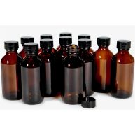 Vivaplex 12 Amber Glass Bottles