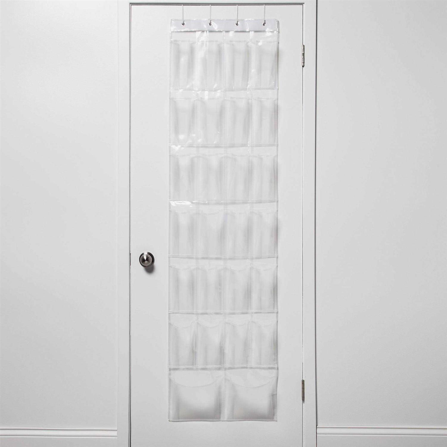Room Essentials Over-the-Door Shoe Organizer Clear