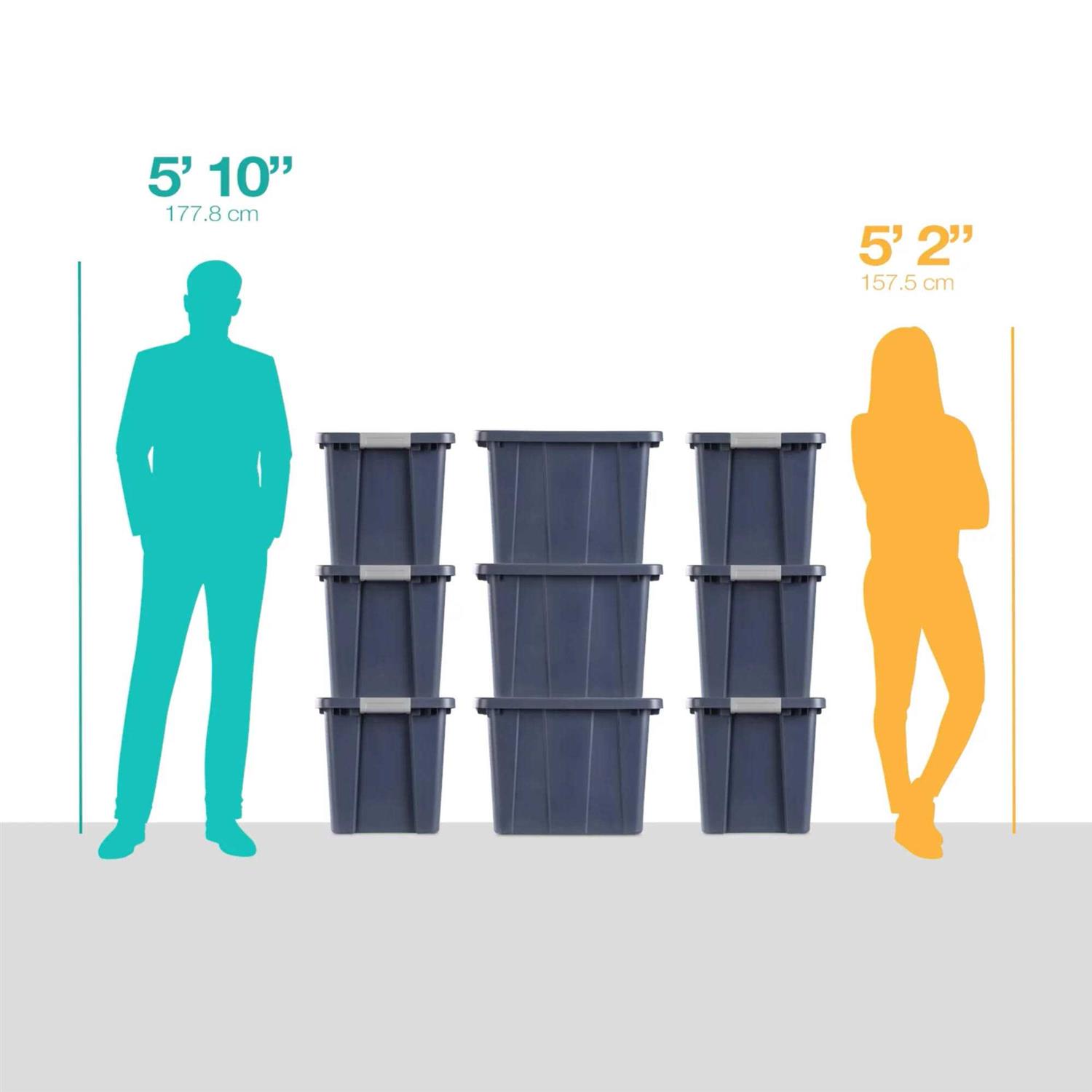 Sterilite Latching Tuff1 Tote - Image 2