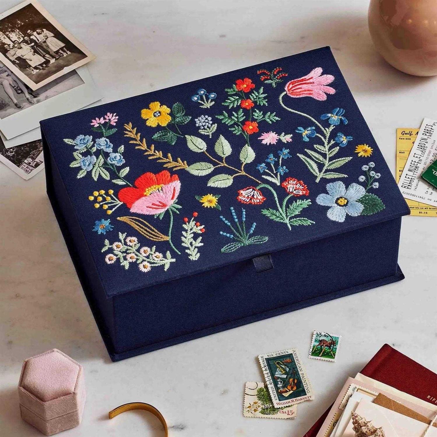 Rifle Paper Co. Embroidered Keepsake Box - Image 5