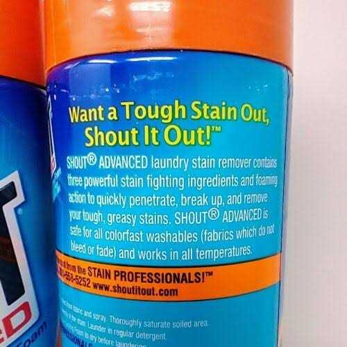 Shout Advanced Grease Busting Foam Laundry Stain Remover - Image 3