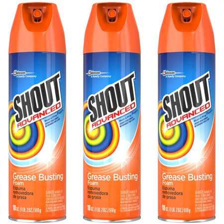 Shout Advanced Grease Busting Foam Laundry Stain Remover