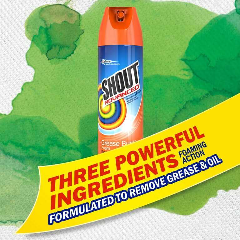 Shout Advanced Grease Busting Foam Laundry Stain Remover - Image 3