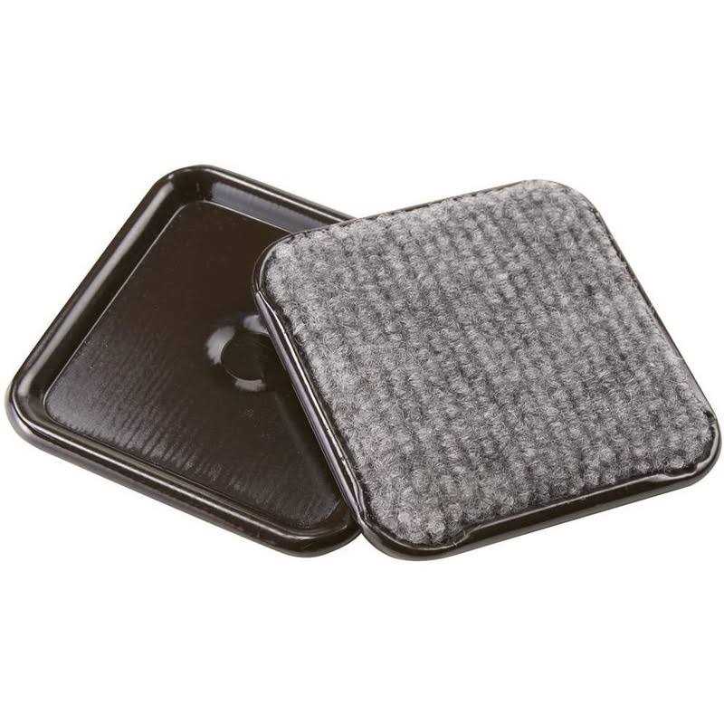 Softtouch 2 1/2′ Square Reusable Carpet Bottom Furniture Caster Cups to Protect Hardwood Tile or Laminate Floors - Image 3