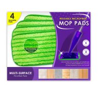 Turbo Microfiber Reusable Mop Pads Fit Swiffer WetJet 12 Inch
