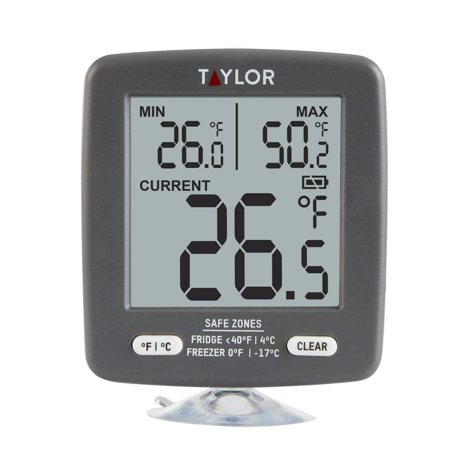 Taylor Digital Freezer & Refrigerator Thermometer