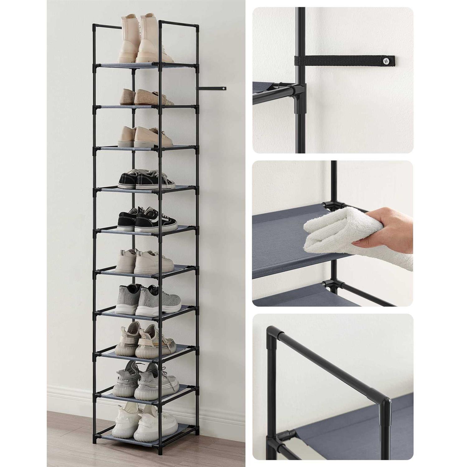 Songmics Shoe Rack 10 Tier Shoe Shelf - Image 4