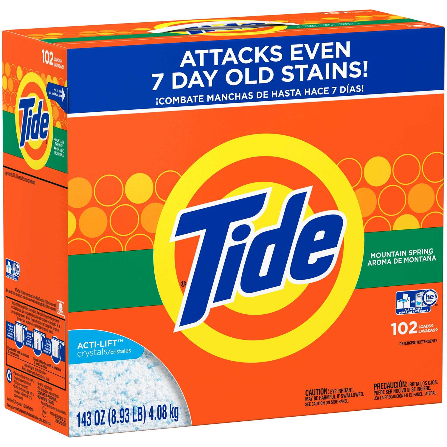 Tide Laundry Detergent Powder