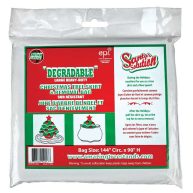 Santas Solutions 90 in. H X 144 in. W Christmas Tree Disposal Bag