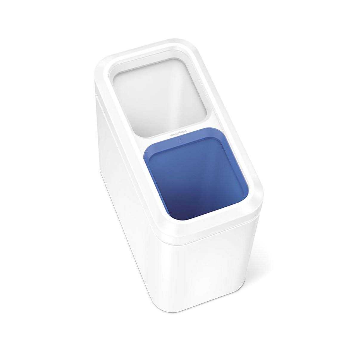 simplehuman Slim Open Recycler Trash Can - Image 2