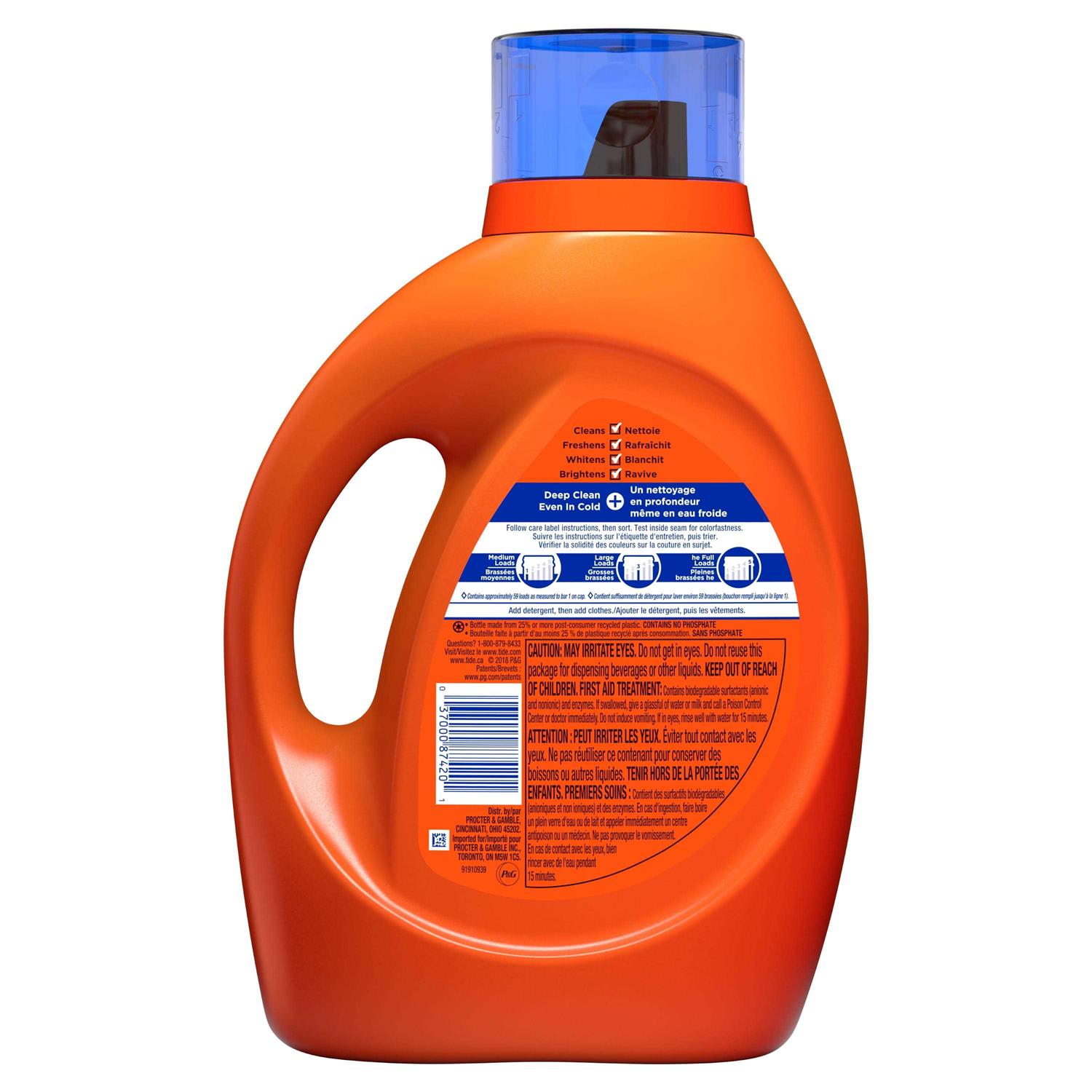 Tide Plus Coldwater Clean Liquid Laundry Detergent - Image 2