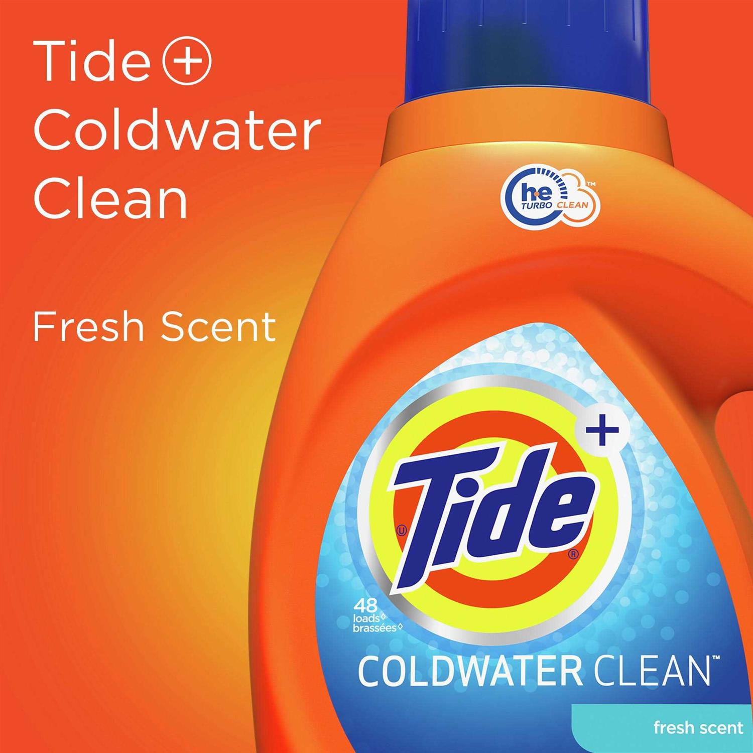 Tide Plus Coldwater Clean Liquid Laundry Detergent - Image 4