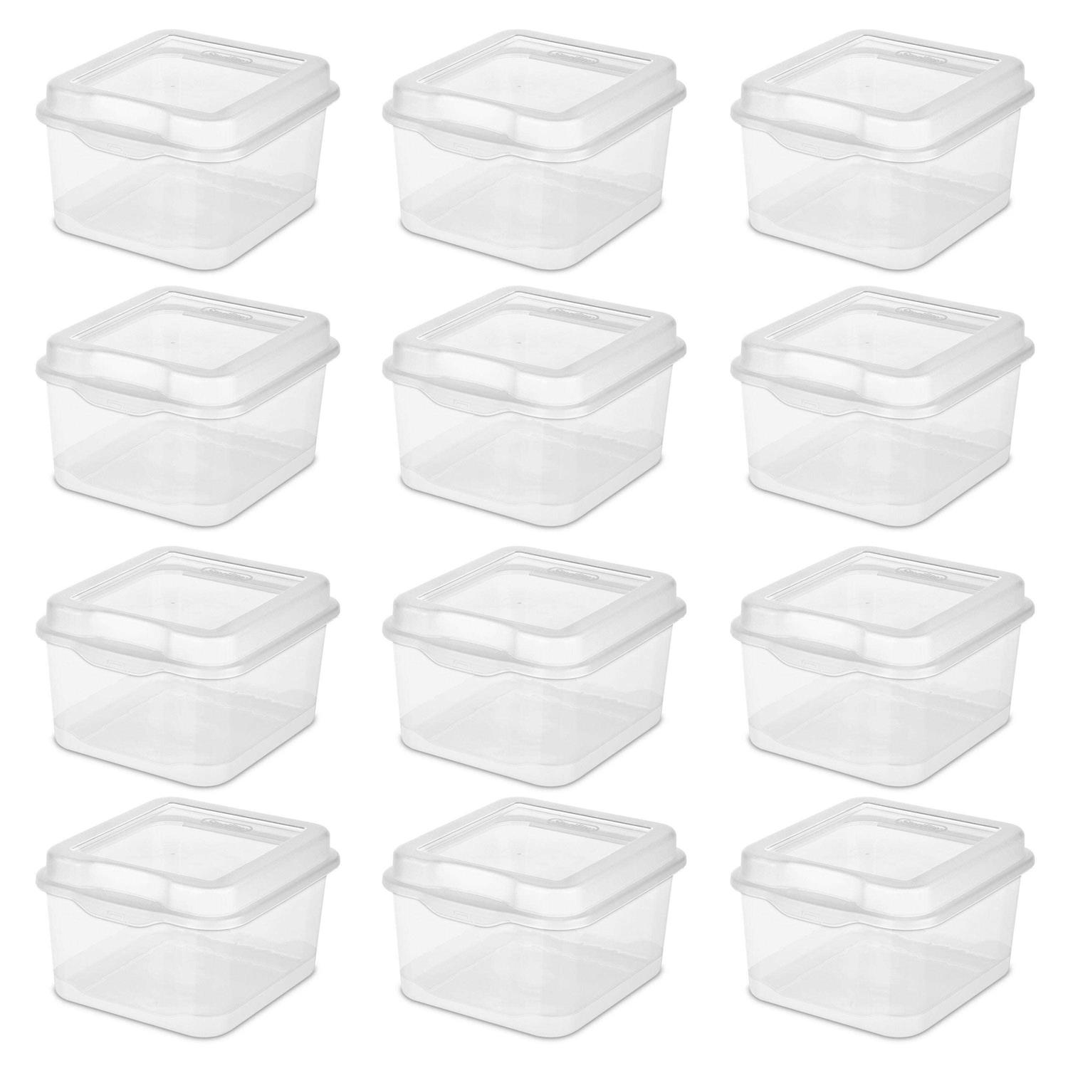 Sterilite FlipTop Storage Plastic Container