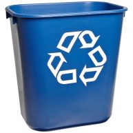 Rubbermaid Commercial Deskside Recycling Container