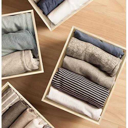 Sorbus Unfinished Wood Crates Organizer Bins Wooden Box for Pantry Organizer Storage - Image 3