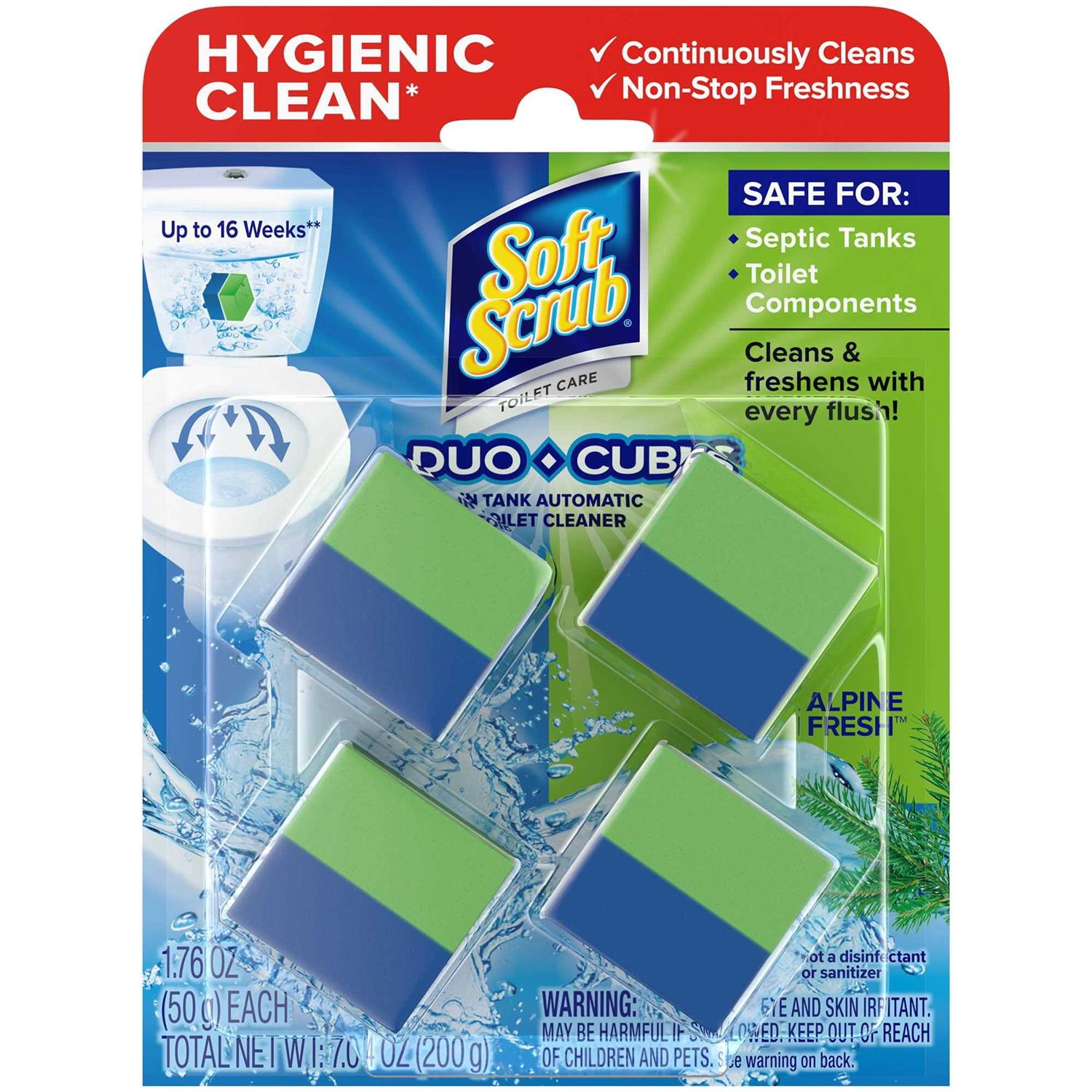 Soft Scrub Toilet Cleaner Duo Cubes