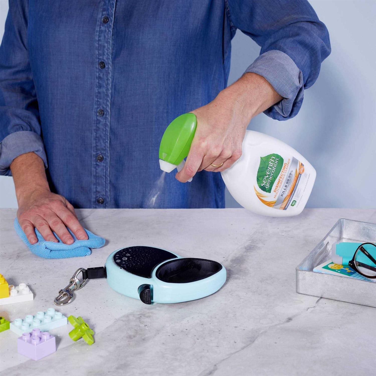 Seventh Generation Disinfecting Multi-Surface Cleaner, Lemongrass Citrus – 26 fl oz bottle - Image 2