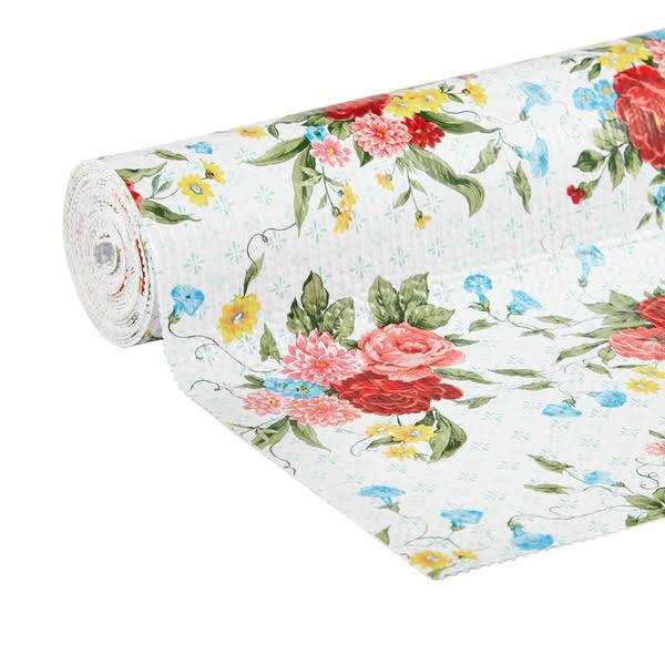 The Pioneer Woman Non-Adhesive Shelf Liner Sweet Rose Roll