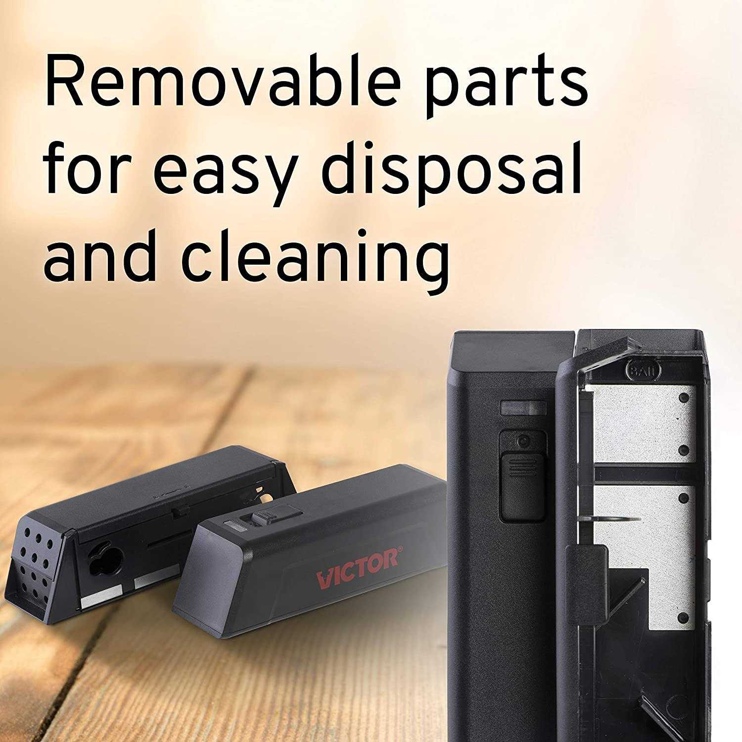 Victor M250s No Touch No See Upgraded Indoor Electronic Mouse Trap - Image 3