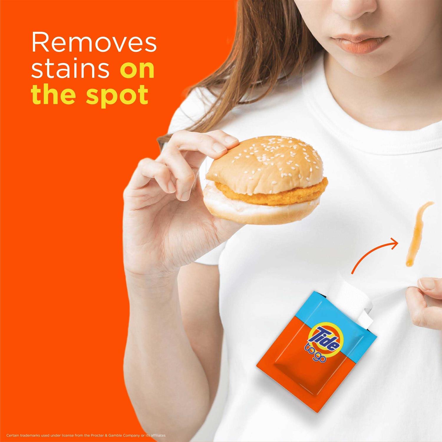 Tide To Go Instant Stain Remover Wipes - Image 3